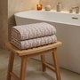 Mijolnir Juego de Toallas de Baño Santa - Beige, 2 Piezas